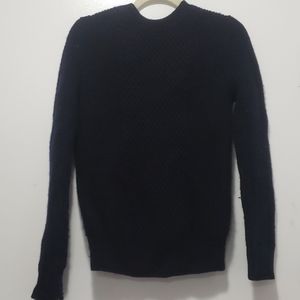 Club Monaco navy blue wool sweater